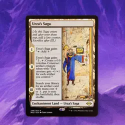 Urza's Saga 259 MH2 Modern Horizons 2 MTG Commander Sagas Blood Moon - Image 1