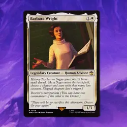 Barbara Wright Universes Beyond: Doctor Who 0014 MTG Human Advisor Saga Sagas - Image 1