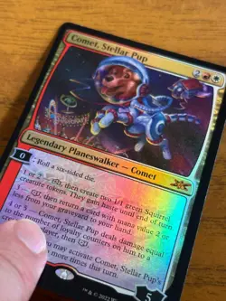Comet, Stellar Pup - Unfinity - MTG - FOIL - 164/244 - Image 2