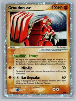 Pokemon TCG Groudon ex #038 Nintendo Promos - Image 1