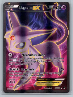 Pokemon TCG Espeon EX (Full Art) #117/122 XY - BREAKpoint - Image 1