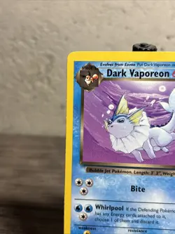 Dark Vaporeon 45/82 Team Rocket Regular Uncommon-Pokemon TCG-Fast Shipping-LP!! - Image 2