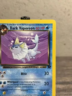 Dark Vaporeon 45/82 Team Rocket Regular Uncommon-Pokemon TCG-Fast Shipping-LP!! - Image 3