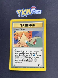 Pokemon TCG Misty's Tears Gym Challenge 118/132 Regular MP. - Image 1