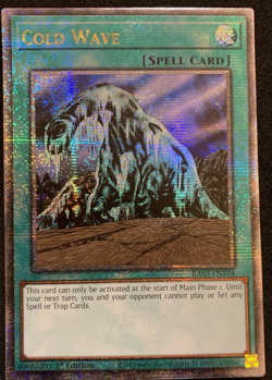 Yugioh Cold Wave - RA03-EN104 Quarter Century Secret Rare 1st Edition (NM) - Image 1
