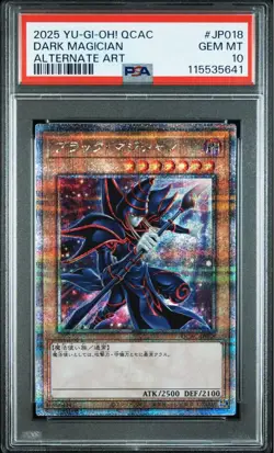 PSA10 Yu-Gi-Oh! Yugioh Black Magician 25th Quarter Century Secret Rare Japanese - Image 1