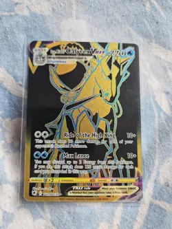 Pokemon TCG Ice Rider Calyrex VMAX Astral Radiance Holo Card TG29/TG30 Secret NM - Image 1