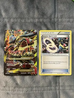 Mega Lucario EX 55a/111 alternate art promo Pokemon card 2017 XY Furious Fist - Image 1