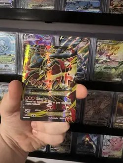 Mega Lucario EX 55a/111 alternate art promo Pokemon card 2017 XY Furious Fist - Image 1