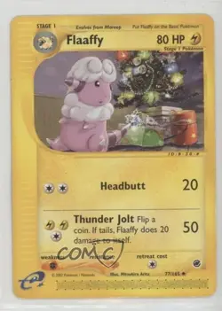 Flaaffy Pokemon e-Card Series Expedition #77 2002 0lk4 - Image 1