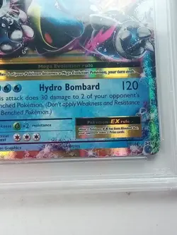M Blastoise Ex 22/108 Evolutions XY Holo Pokemon PSA 8 Pokemon Card 2016 - Image 3