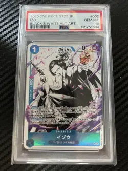 PSA 10 Izo SR Parallel ST22-002 2025 ONE PIECE Card Japanese - Image 1