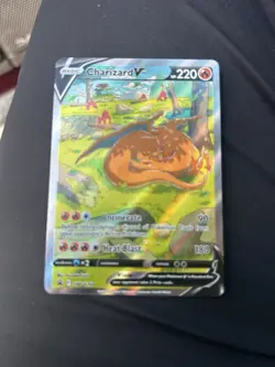 Pokemon TCG Charizard v SWSH260 Sword & Shield Promo Card Near Mint Condition - Image 1