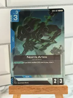 Noin’s Aries (GD01-007) (NM) - Gundam Card Game - Newtype Rising (ENG) - Image 1
