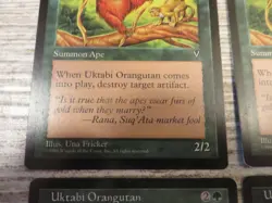 4x Uktabi Orangutan - Visions - NM/EX - English - OOP MTG - Image 2