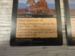 2x Forsaken Wastes - Visions - NM - English - OOP MTG #1 - Image 2