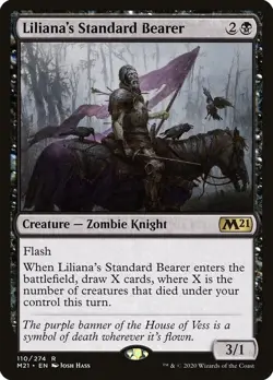 MTG Singles: Liliana's Standard Bearer - Core Set 2021 (M21) - NM - Image 1