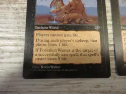 2x Forsaken Wastes - Visions - NM - English - OOP MTG #2 - Image 2