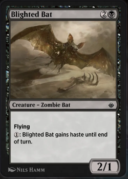 MTG Magic the Gathering Blighted Bat (80/347) Amonkhet LP - Image 1