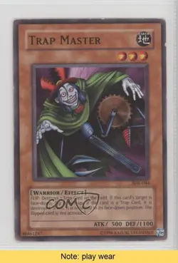 Trap Master Unlimited YuGiOh Starter Deck Kaiba #SDK-044 2002 READ 2i2 - Image 1
