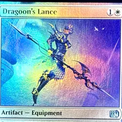 Dragoon's Lance - Foil - MTG - Final Fantasy - FIN - 0017 - UNCOMMON ~ NM - Image 1