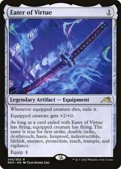 MTG Singles: Eater of Virtue - Kamigawa: Neon Dynasty (NEO) - NM - Image 1