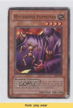 Mysterious Puppeteer Unlimited YuGiOh Starter Deck Kaiba #SDK-043 2002 READ e6m - Image 1