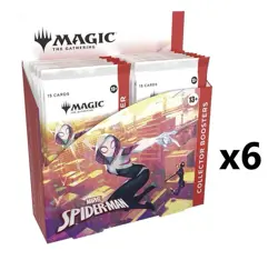 SEALED CASE! 6x Collector Booster Box Marvel's Spider-Man SPM MTG PRESALE 9/26 - Image 1