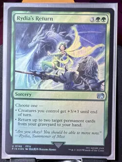 Rydia's Return - Foil - MTG - Final Fantasy - FIN - 0198 - UNCOMMON ~ NM - Image 2