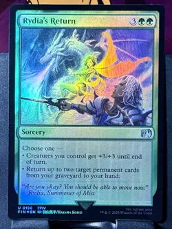Rydia's Return - Foil - MTG - Final Fantasy - FIN - 0198 - UNCOMMON ~ NM - Image 3
