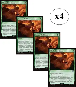 4x - Clash of the Eikons - x4 (playset) - Final Fantasy - UC NM MTG - Image 1