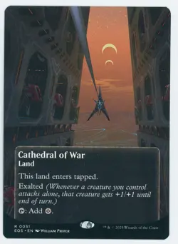 Cathedral of War Borderless 0051 EOS NM/MT [Edge of Eternities:MTG] - Image 1
