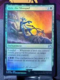 Ride the Shoopuf - Foil - MTG - Final Fantasy - FIN - 0197 - UNCOMMON ~ NM - Image 3