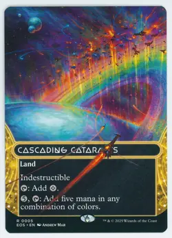 Cascading Cataracts Borderless 0005 EOS NM/MT [Edge of Eternities:MTG] - Image 1