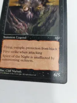 Spirit of the Night Mirage LP Black Rare MAGIC THE GATHERING MTG CARD - Image 5