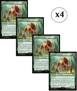 4x - Balamb T-Rexaur - x4 (playset) - Final Fantasy - C NM MTG - Image 1