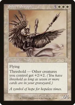 MTG - Silver Seraph - Judgment - X1 - (LP) - - Image 1