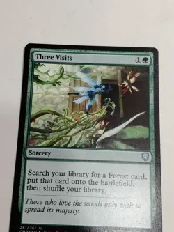Three Visits - Commander Legends: Battle for Baldur's Gate - Magic - MTG NM - Image 2