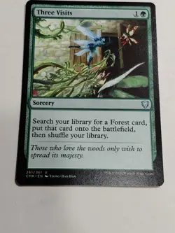 Three Visits - Commander Legends: Battle for Baldur's Gate - Magic - MTG NM - Image 3