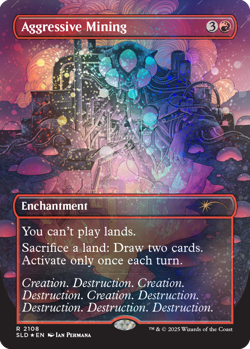 MTG Secret Lair Alien Auroras Galaxy FOIL - Sealed - In hand SLD - Image 3