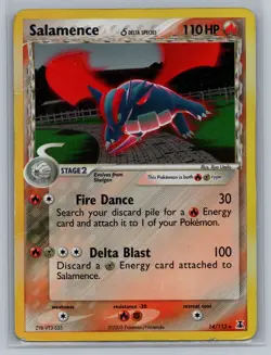 Pokemon TCG Salamence (Delta Species) #14/113 Delta Species - Image 1