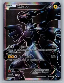 Pokemon TCG Zekrom (114 Full Art) #114/114 Black and White - Image 1