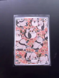 Pidove AR 148/086 White Flare Pokemon Card English - Image 1