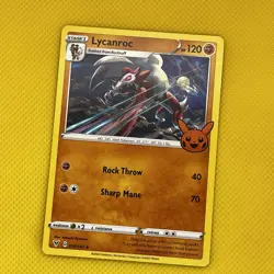 Lycanroc 095/185 Pokemon Trick or Trade BOOster 2023 Rare NM - Image 1