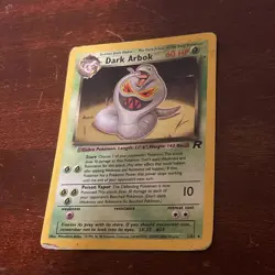 Dark Arbok 2/82 - Team Rocket - Vintage Holo Rare Pokemon Card WOTC 2000 - Image 1