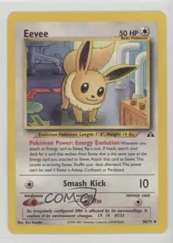 Eevee Pokemon Neo Discovery #38 2001 0lk4 - Image 1