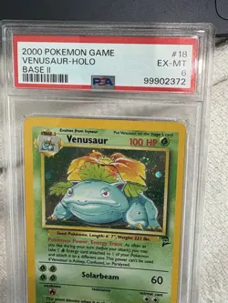 Venusaur Holo 18/130 - PSA 6 - 1999-2000 WOTC - Pokemon TCG Card - Excellent/NM - Image 4