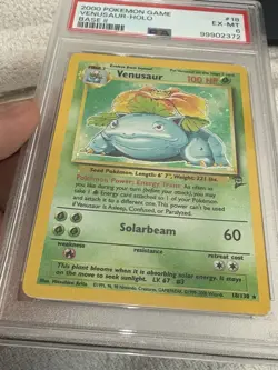 Venusaur Holo 18/130 - PSA 6 - 1999-2000 WOTC - Pokemon TCG Card - Excellent/NM - Image 5