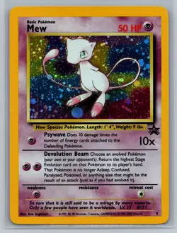 Pokemon TCG Mew (9) #09/53 WoTC Promo - Image 1