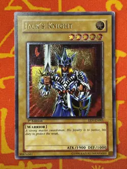 YUGIOH JACK'S KNIGHT ULTIMATE RARE 1ST EDITION MODERATE PLAY EEN-EN005 - Image 1